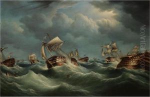 The Storm After The Battle Of Trafalgar