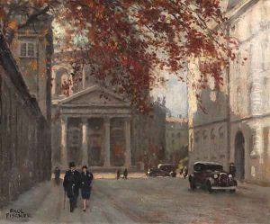 Street scene, Copenhagen by Paul-Gustave Fischer