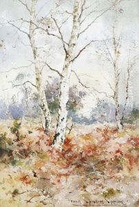 Autumn Landscape With Trees by Frank Spenlove Spenlove