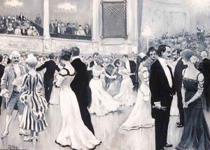 Princess Marie of Denmark's Charity Ball by Paul-Gustave Fischer
