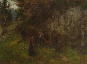 Die Heimkehr Von Der
Hirschjagd: by Johann Sperl