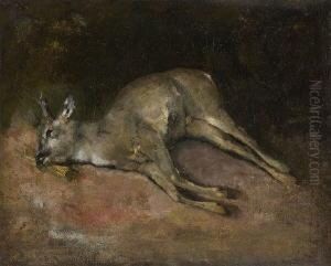 Erlegtes Reh by Johann Sperl