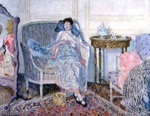 In the Boudoir, c.1914 by Frederick Carl Frieseke