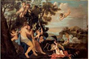 Jupiter Et Callisto by Carel Philip Spierincks