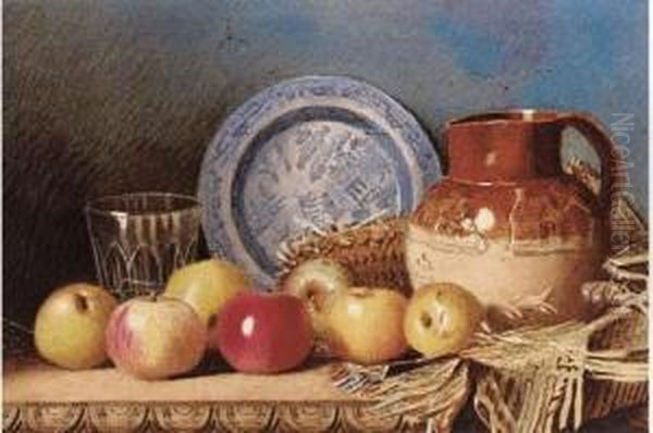 Still-life With A Jug, Glass And Apples - view 1