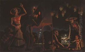 The Night Festival In Djogja by Walter Spies