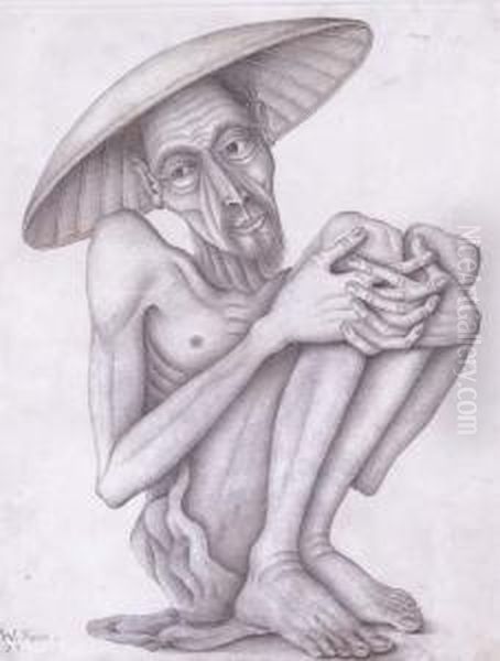 Seated Man - view 1