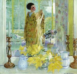 Yellow Tulips by Frederick Carl Frieseke