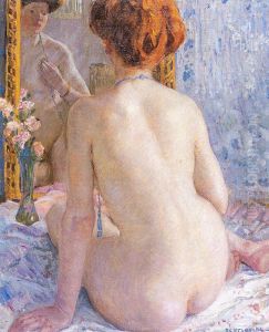Reflections (Marcelle) by Frederick Carl Frieseke