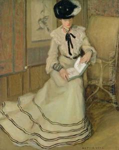 Girl Reading, c.1903-04 by Frederick Carl Frieseke