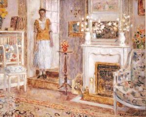 The Library by Frederick Carl Frieseke