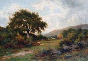 Harvesters; And A River Landscape