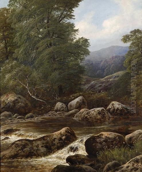 A Mountain Torrent - view 1