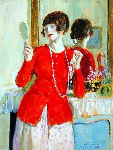 Woman with a Mirror - view 1