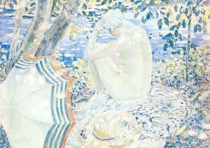 On the Bank by Frederick Carl Frieseke