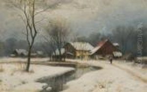 Village In The Winter