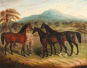 Three Horses And A Groom