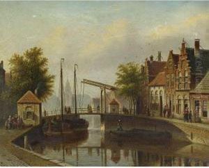 The Canal by Johannes Franciscus Spohler