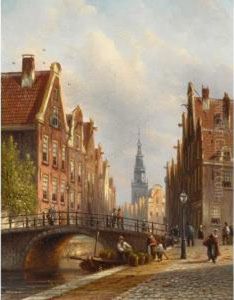 A View Of A Canal, Amsterdam
