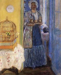 Yellow and Blue by Frederick Carl Frieseke