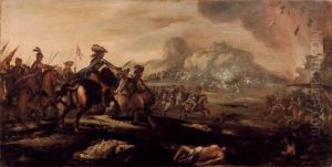 Lo Scoppio Della Fortezza by Ilario Mercanti Spolverini