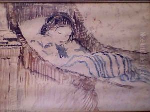 Painter's daughter, Frances, 1922 by Frederick Carl Frieseke