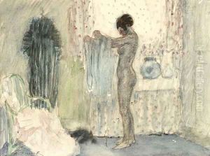 Nude in her Boudoir by Frederick Carl Frieseke