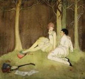 Pierrot And Pierette by Ethel L. Spowers