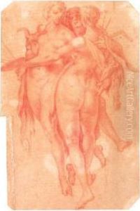 The Apotheosis Of The Arts. by Bartholomaeus Spranger