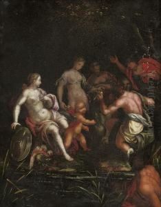 The Judgement Of Paris by Bartholomaeus Spranger