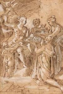 "allegorie Des Herbstes" by Bartholomaeus Spranger