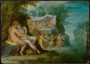 Wedding Celebration Of Peleus And Thetis.