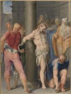 The Flagellation by Bartholomaeus Spranger