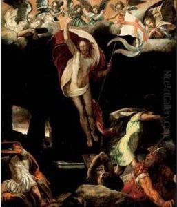 The Resurrection Of Christ by Bartholomaeus Spranger