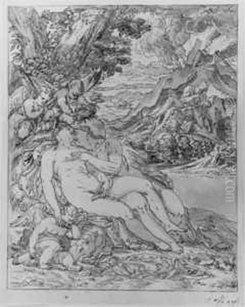 Venus Und Adonis, Schlafend. - view 1