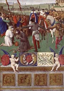 The Martyrdom of St James the Great 1452-60 by Jean Fouquet