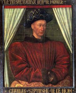 Charles VII, King Of France by Jean Fouquet