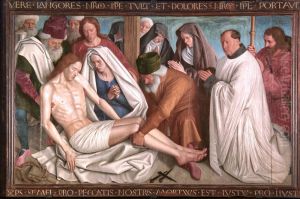 Pieta c. 1445, Panel by Jean Fouquet