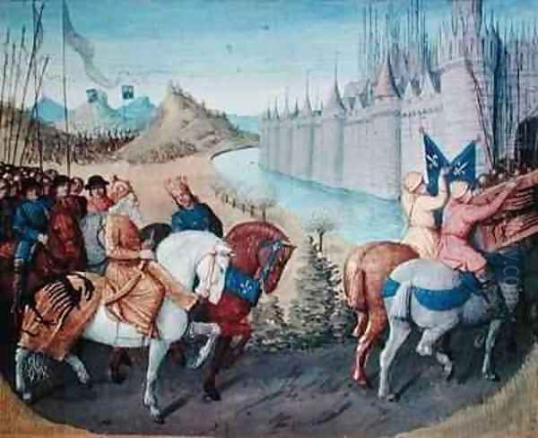 Entry of Louis VII c 1120-80 King of France and Conrad III 1093-1152 King of Germany into Constantinople during the Crusades - view 1