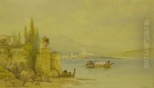 Villaon Lake Maggiara by Edwin St John