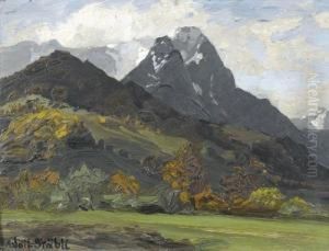 Landschaft Im Vorgebirge. by Adolf Stabli