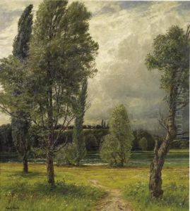 Landschaft by Adolf Stabli