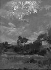 A. "gewitterlandschaft". Sign by Adolf Stabli