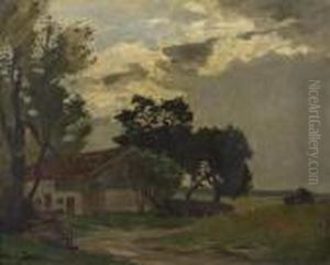 Landscape With House. by Adolf Stabli