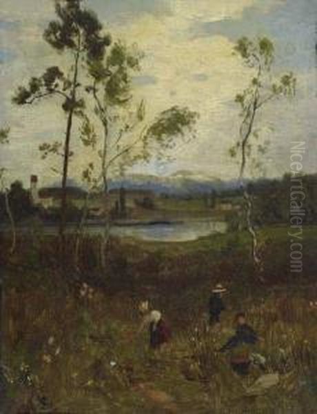 Landscape With Flower Pickers. - view 1