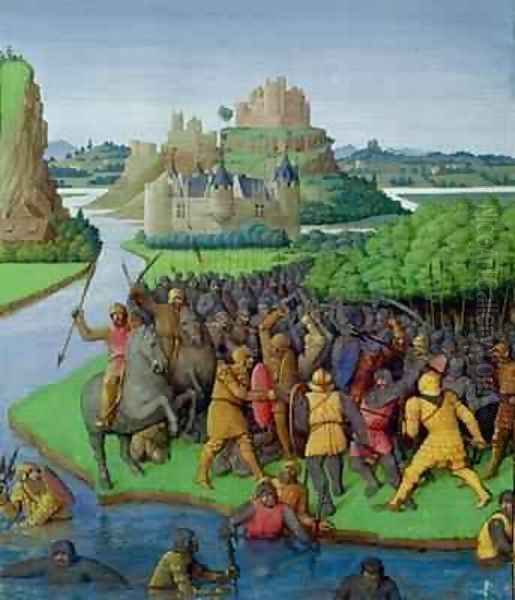 Battle between the Maccabees and the Bacchides - view 1