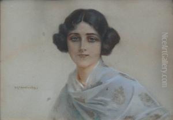 Aniela (portret Kobiety W Jedwabnym Szalu) - view 1