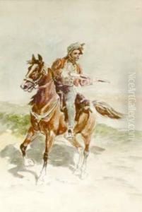 Strzelec Na Koniu by Wladyslaw Stachowski