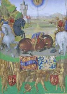 The Suffering of the Saints St Paul on the Road to Damascus by Jean Fouquet
