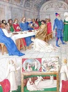 The Suffering of the Saints Christ in the House of Simon the Pharisee by Jean Fouquet